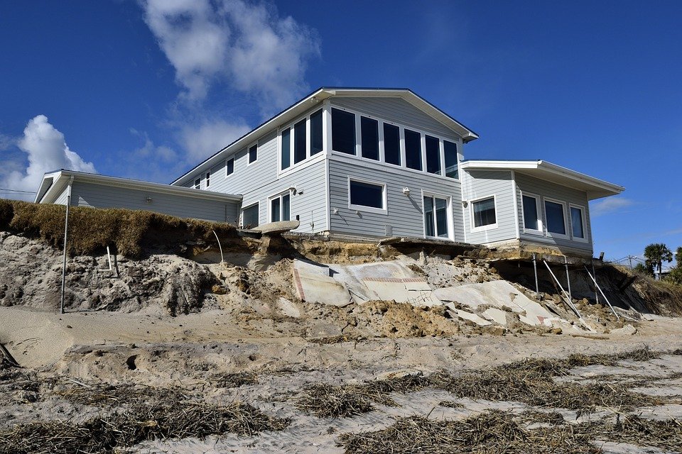 Beach Erosion, Hurricane Matthew, Damage, Landscape